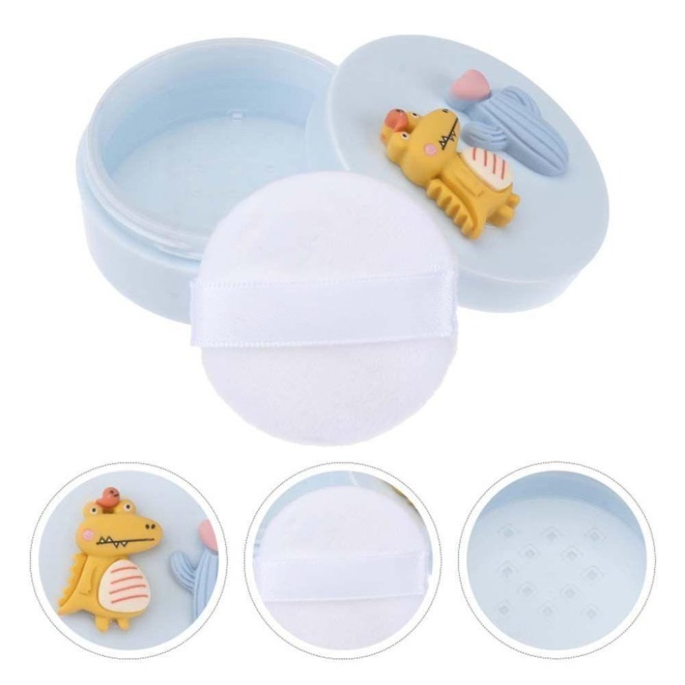 LOOSE Powder Box Refillable Cosmetic Jar Pot Cosmetic Container Face Powder Sift